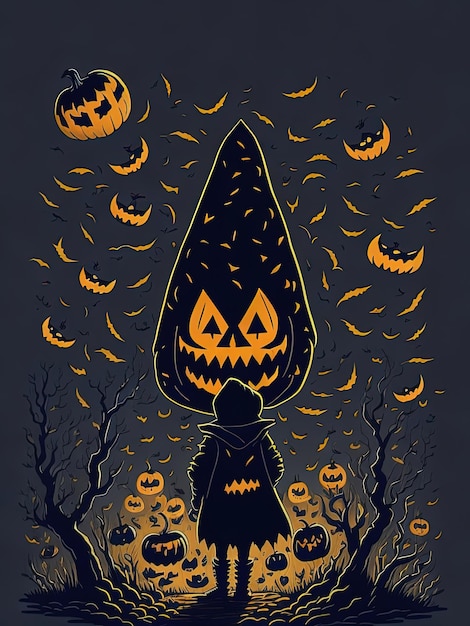 Halloween Enchantment Pumpkin Hoodies Witchy Magic i Batthemed T-shirts