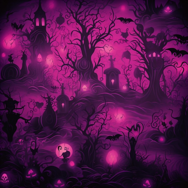 Zdjęcie halloween fullmoon banner młoda wiedźma lata na miotle na nocnym niebie na plecach