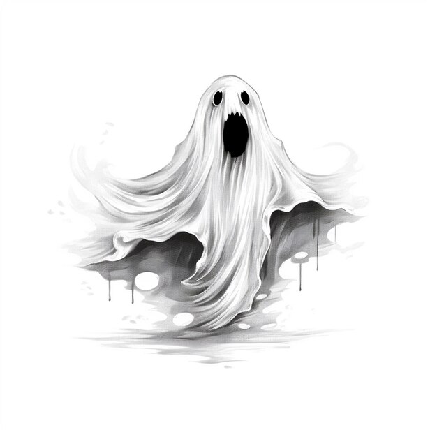 Halloween Ghost Doodle