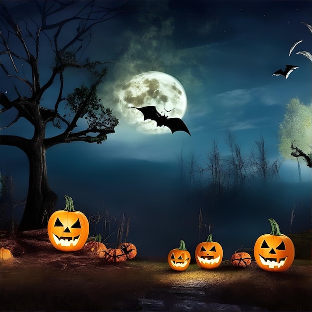 Halloween party background