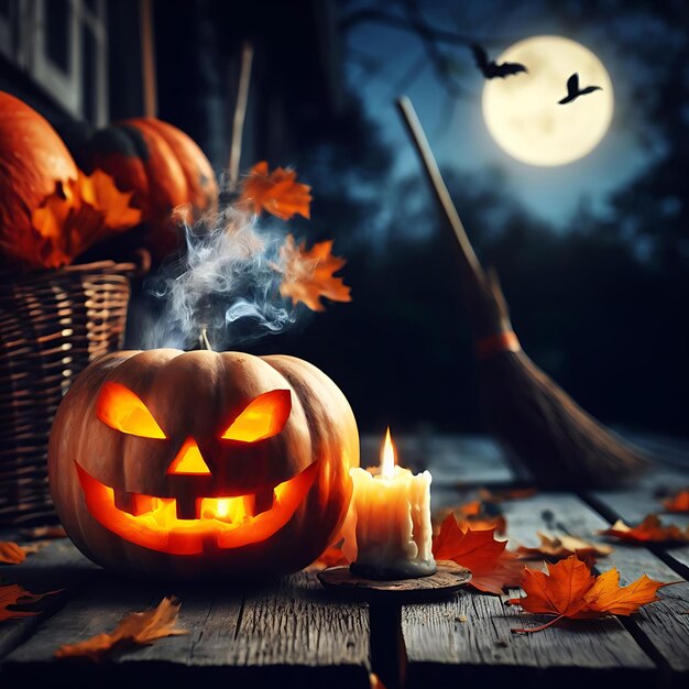 Halloween Pumpkins AI generowane