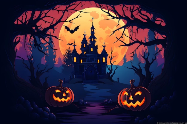 Halloween tła projektowania