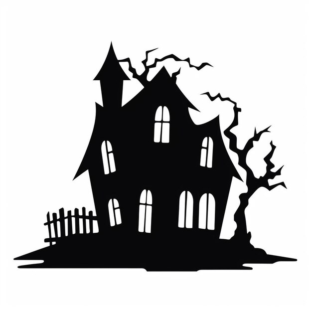 Zdjęcie halloween tło z przerażającymi dyni świece na cmentarzu w nocy z tłem zamku
