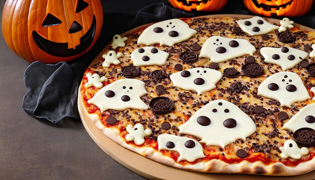 Halloweenowa pizza