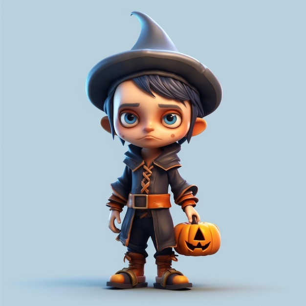 Halloweenowa postać 3D