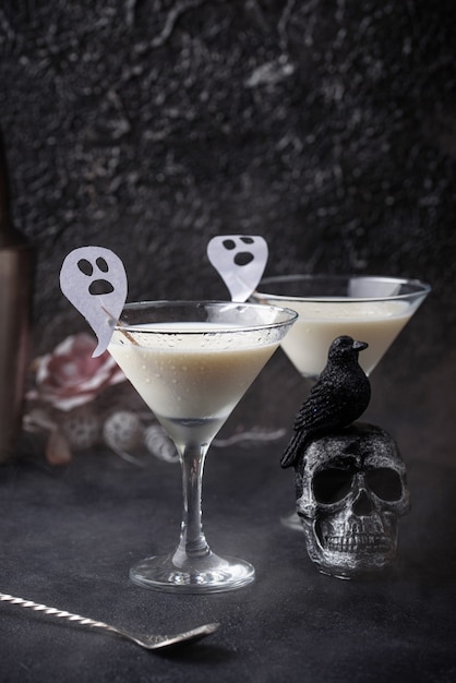 Halloweenowy Drink Płynny Duch. Kokosowy Koktajl