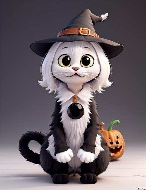 halloweenowy kot