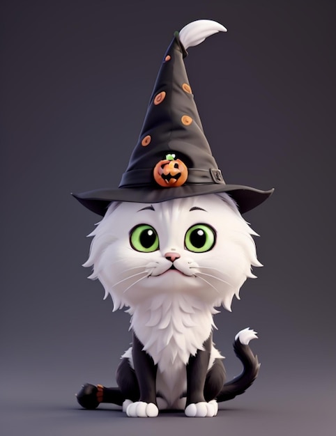 Zdjęcie halloweenowy kot