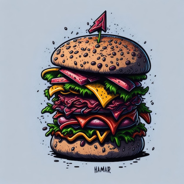 Hamburgery fast food