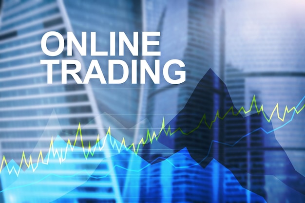 Handel online Koncepcja inwestycji i rynku finansowego na rynku Forex