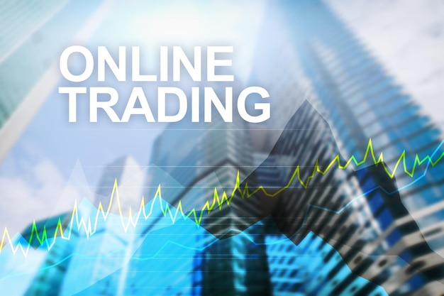 Handel online Koncepcja inwestycji i rynku finansowego na rynku Forex