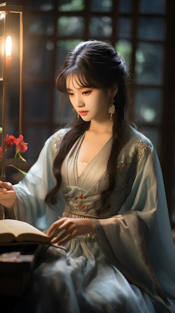 hanfu1girl4kwear_green_hanfusta