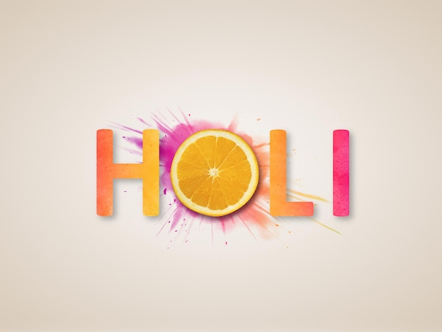 Happy Holi kolorowy festiwal indyjski w proszku i abstrakcja festiwalu holi
