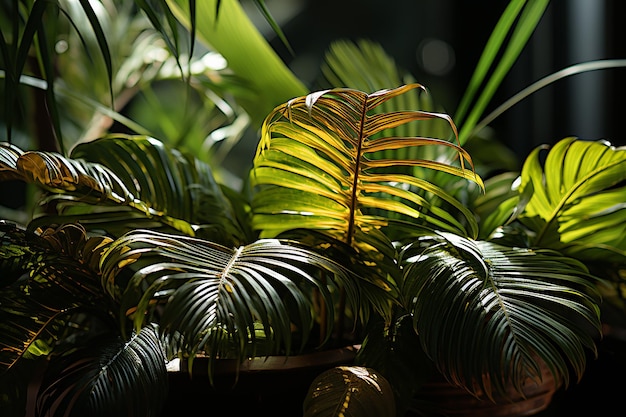 Zdjęcie haven palm palm plant - symbol tropikalnego spokoju