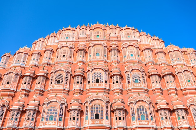 Hawa Mahal lub Palace of the Winds w stanie Jaipur Radżastan w Indiach