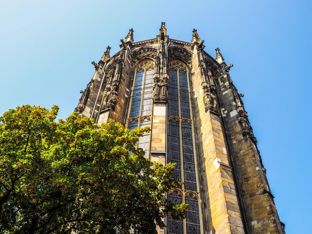 HDR Aachener Dom w Akwizgranie