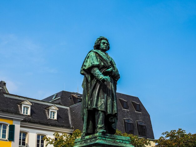HDR Beethoven Denkmal 1845 w Bonn