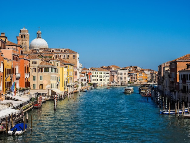 HDR Canal Grande w Wenecji