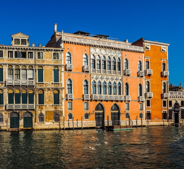 HDR Canal Grande w Wenecji