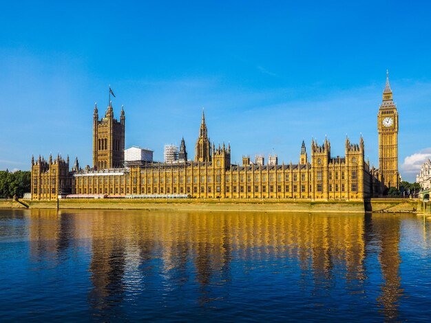 HDR Houses of Parliament w Londynie