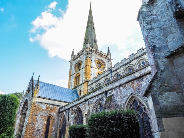 HDR Kościół Świętej Trójcy w Stratford upon Avon