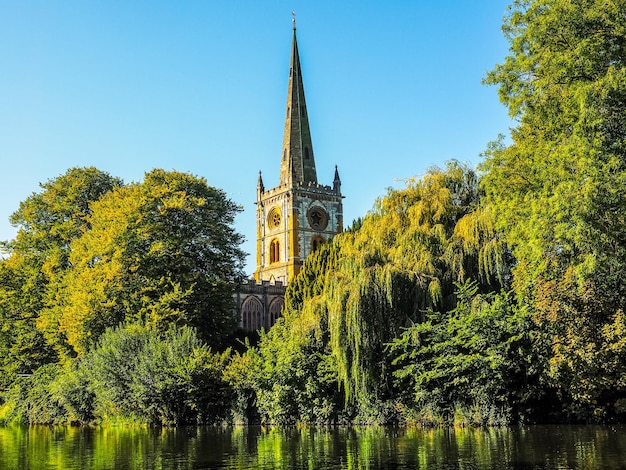 HDR Kościół Świętej Trójcy w Stratford upon Avon