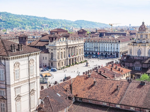 HDR Piazza Castello Turyn