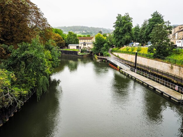 HDR Rzeka Avon w Bath