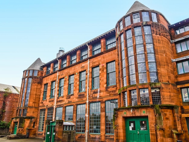 HDR Scotland Street w Glasgow