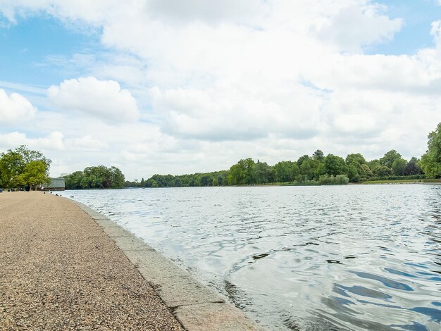 Hdr Serpentine Jezioro Londyn