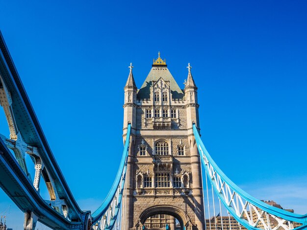 HDR Tower Bridge w Londynie