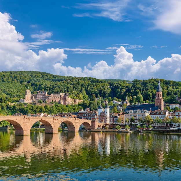 Heidelberg Miasto Nad Rzeką Neckar Niemcy