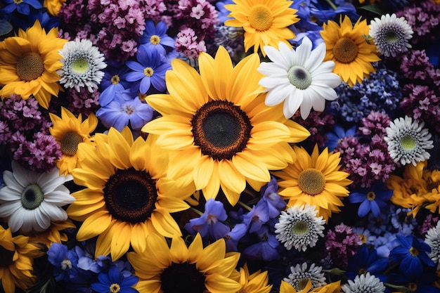 Helianthus limonium sinuatum pola tulipanowe motyla orchideja słonecznik mikrozielone dziki słoneczek