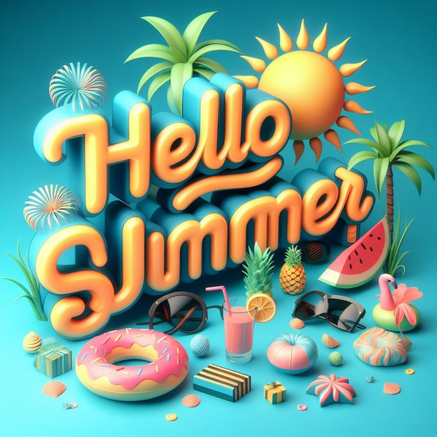 Hello Summer Zabawa i zajęcia edukacyjne dla dzieci