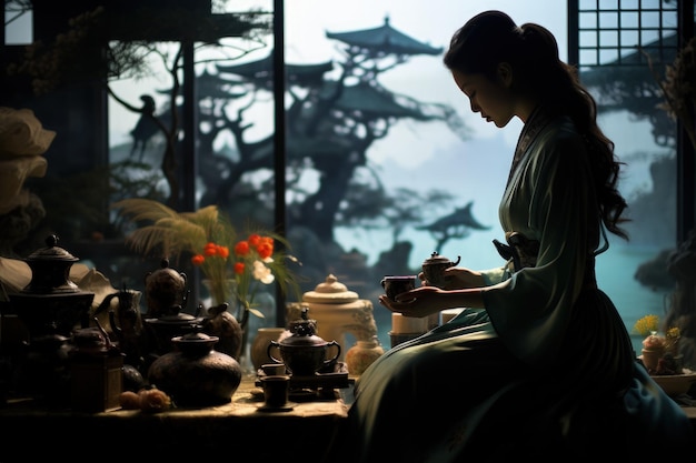 Zdjęcie herbata to napój otrzymywany przez gotowanie warzenia z liści krzewu herbacianego czarna zieleń kwiatowa ziołowa wypoczynek właściwości zdrowotne midditya terapeutyczna owocowa jagoda organiczny napój orzeźwiający