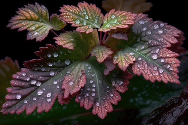 Heuchera po deszczu