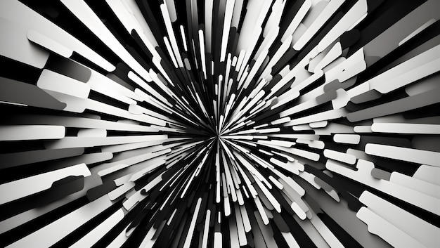 Zdjęcie highcontrast abstract radial gradient black white bold aesthetic abstrakcyjne tapety tła