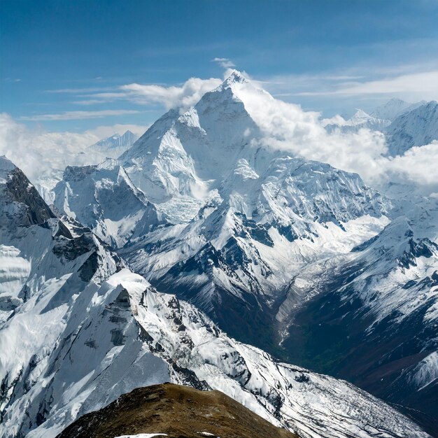 Zdjęcie himalayan poranek