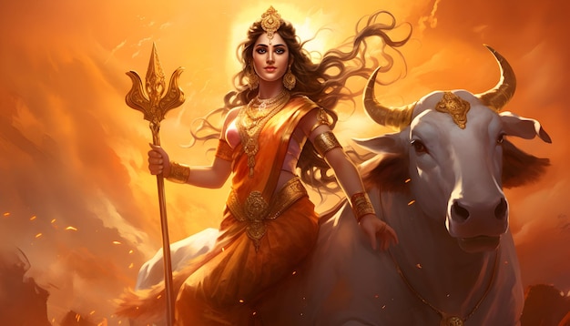 Hinduska bogini Shailaputri Devi