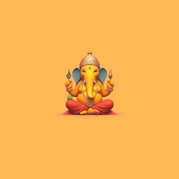 Zdjęcie hinduski bóg lord ganesha