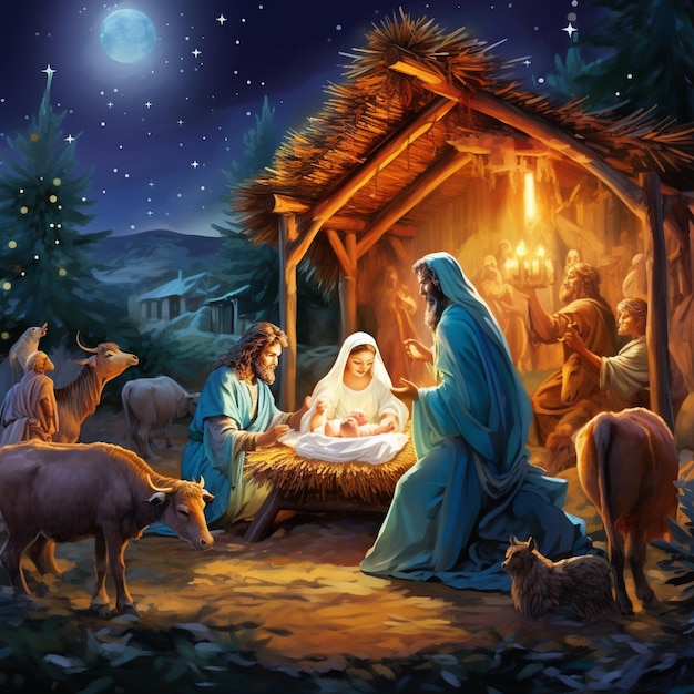 Hipnotyzująca tapeta na Boże Narodzenie