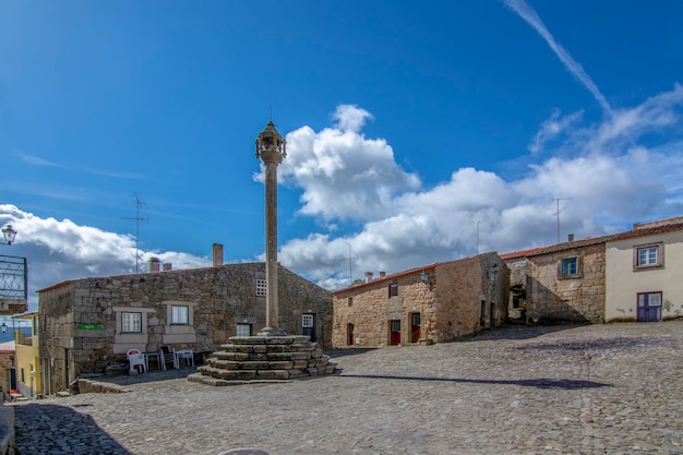 Historyczna wioska Castelo Mendo w dzielnicy Guarda Portugalia