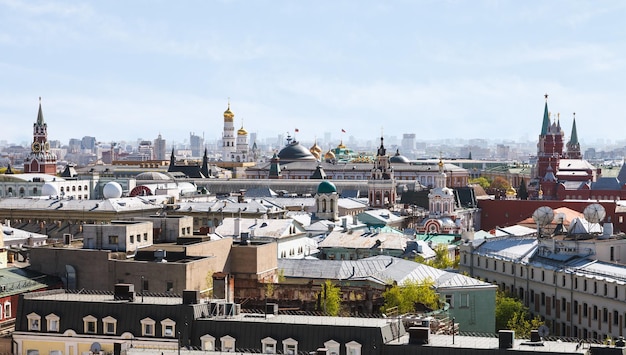 Historyczne centrum Moskwy z Kremlem