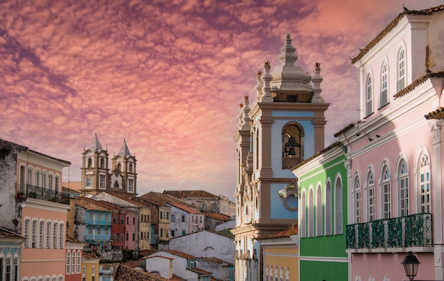 Historyczne centrum Pelourinho w Salvador Bahia Brazylia