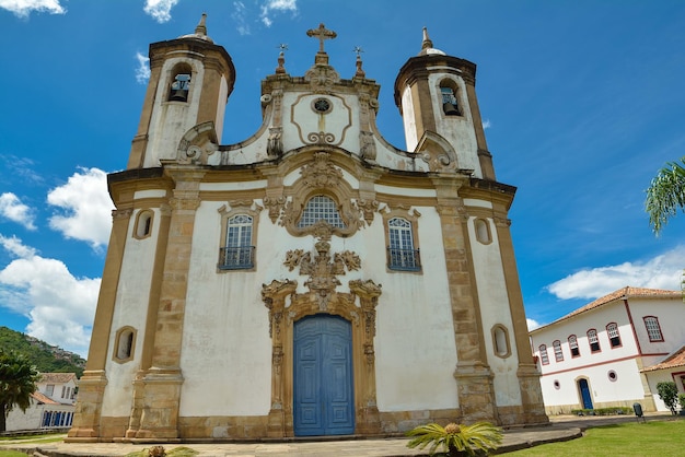 Historyczne miasto Ouro Preto Minas Gerais Brazylia Kościół Światowego Dziedzictwa