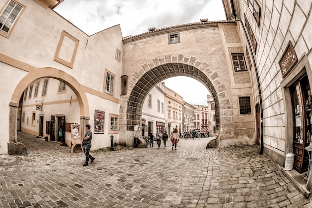 Historyczne Stare Miasto Cesky Krumlov. Republika Czeska