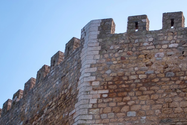 Historyczny europejski zamek miasta Lagos, położony w Algarve, Portugalia.