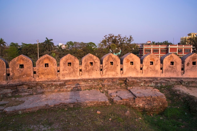 Zdjęcie historyczny zamek idrakpur fort to fort rzeczny położony w munshiganj bangladeszu