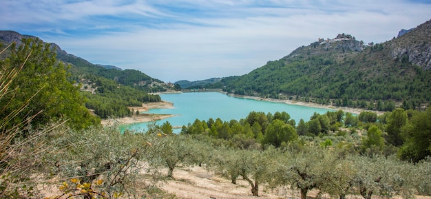 Hiszpański Krajobraz: Guadalest, Alicante.