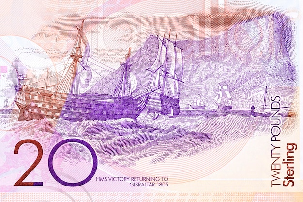 HMS Victory wraca na Gibraltar z pieniędzy Funtów